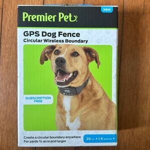 Premier Pet Wireless GPS Dog Fence Collar, Black